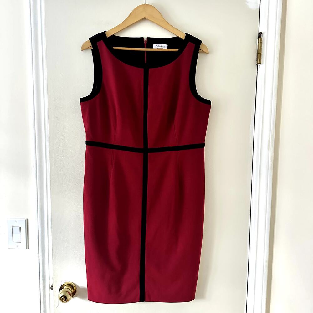Calvin Klein Sheath Dress Sz 14